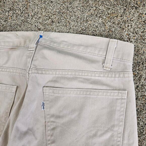 Vtg 70s 80s LEVI'S 505 White Tab Straight Leg Denim Jeans Tagged 32 x 32 USA - Picture 5 of 8